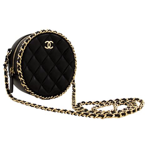 chanel mini circle bag|Chanel crossbody mini bag.